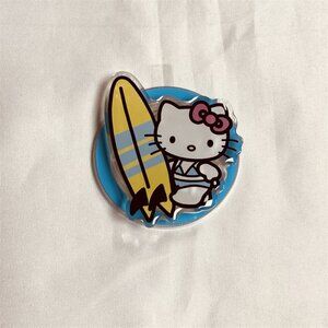 Cute Surfing Hello Kitty MagSafe Magnetic Phone Stand Expandable Airbag
